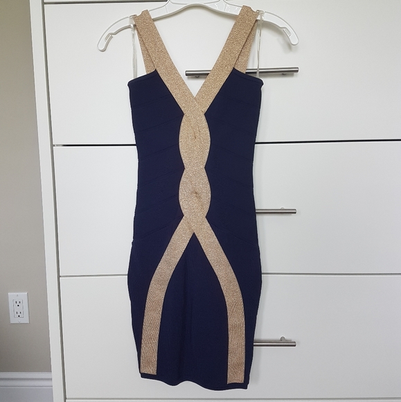 Guess by Marciano Dresses & Skirts - BLUE AND GOLD MARCINAO DRESS